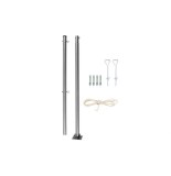 Mat de fixation pour toile solaire - h 255 cm