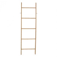 Echelle porte serviettes - 5 niveaux - bambou