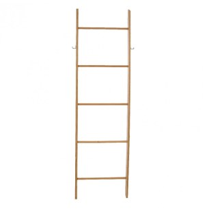 Echelle porte serviettes - 5 niveaux - bambou