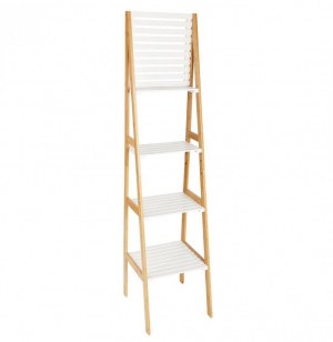 Etagère murale - 4 niveaux - bambou et mdf