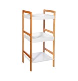 Etagère 3 niveaux - salle de bain - bambou