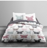 Parure de couette 100% coton - 220 x 240 cm - origamy