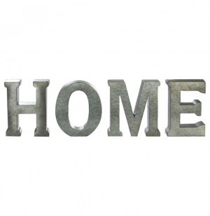 Lettres home - métal