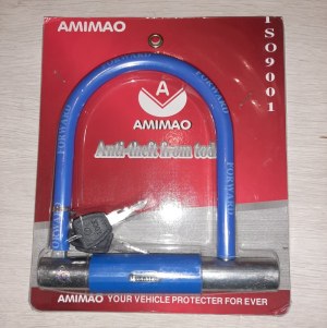 Antivol U pour vélo Scooter Moto Iso 9001 15x20cm