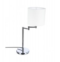 Lampe contemporaine - d 20 cm x h 50 cm- métal - ivoire