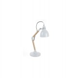 Lampe de bureau - h42 x d13,5 cm - blanc