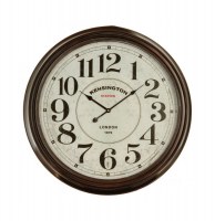 Pendule ancienne - d 62 cm - noir