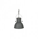 Suspension - factory - d 30 cm x h 27,5 cm - métal - gris