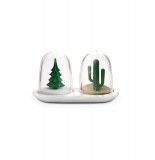 Ensemble salière et poivrière - eté et hiver - qualy