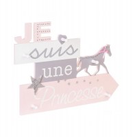 Patère - 5 crochets - je suis une princesse