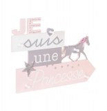 Patère - 5 crochets - je suis une princesse