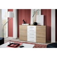 Armoire - chêne et blanc