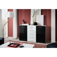 Commode - noir et blanc