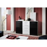 Commode - noir et blanc