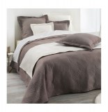 Couvre lit matelassé uni "florencia" 2 personnes - 220 x 240 cm - pol