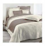 Couvre lit matelassé uni "florencia" 2 personnes - 220 x 240 cm - pol