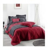 Couvre lit matelassé uni "florencia" 2 personnes - 220 x 240 cm - pol