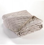 Couvre lit matelassé "naturea" 2 personnes - 220 x 240 cm - polyester