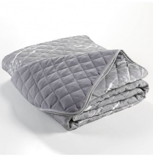 Couvre lit matelassé "naturea" 2 personnes - 220 x 240 cm - polyester