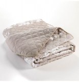 Couvre lit matelassé "prairie" 2 personnes - 220 x 240 cm - polyester