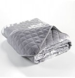 Couvre lit matelassé "prairie" 2 personnes - 220 x 240 cm - polyester