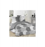 Parure de lit 2 personnes "osmose" - 240 x 220 cm - coton - gris