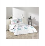 Parure de lit 2 personnes "blush" - 240 x 220 cm - coton - blanc