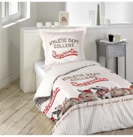Parure de lit 1 personne chester - 140 x 200 cm - coton