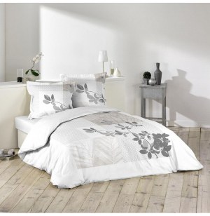 Parure de lit 2 personnes sybille - 240 x 220 cm - coton