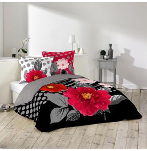 Parure de lit 2 personnes isis - 240 x 220 cm - coton