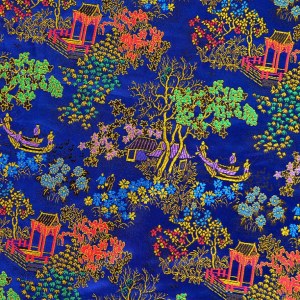 Tissu de brocart au broderie fine - Vente tissus en gros ou moyen quantité (G196)