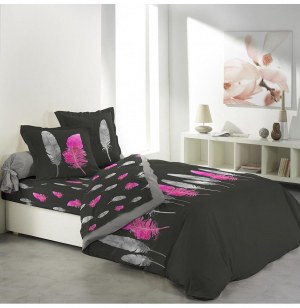 Parure de drap plumy - coton