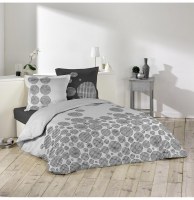 Parure de lit 2 personnes bullisto - 240 x 220 cm - coton