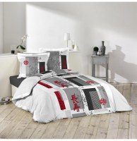 Parure de lit 2 personnes japonia - 240 x 220 cm - coton
