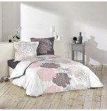 Parure de lit 2 personnes flavy - 240 x 220 cm - coton