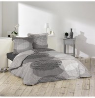 Parure de lit 2 personnes solaria - 240 x 220 cm - coton