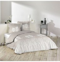 Parure de lit 2 personnes edwige - 240 x 220 cm - coton