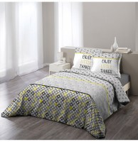 Parure de lit 2 personnes remix - 260 x 240 cm - coton