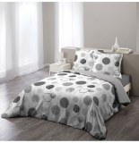 Parure de lit 2 personnes romy - 240 x 220 cm - coton