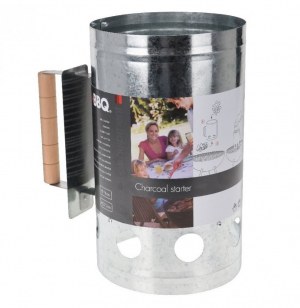 Cheminée d'allumage - h 27 cm - accessoire de barbecue