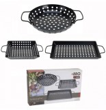 Set de grills - 3 pièces - accessoire de barbecue
