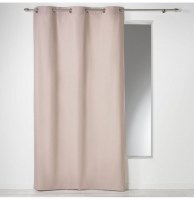 Rideau à oeillets 100% coton - 140 x 240 cm - panama uni - lin