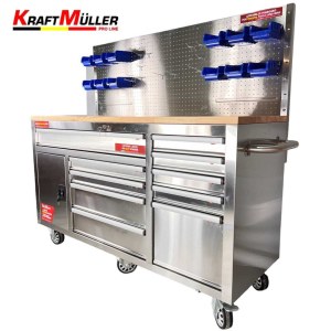SERVANTE XXL KRAFTMULLER 10 TIROIRS ET PANNEAU ARRIÈRE