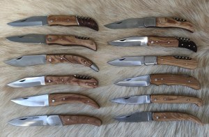 LOT DE 500 COUTEAUX DE POCHE MANCHE EN BOIS D’OLIVIER