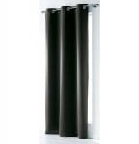Rideau à oeillets occultant - 140 x 240 cm - charbon