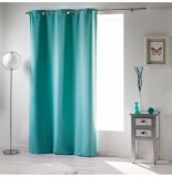 Rideau à oeillets occultant - 140 x 240 cm - ciel