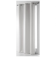 Rideau à oeillets occultant - 140 x 240 cm - neige