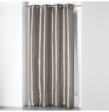 Rideau à oeillets - 140 x 240 cm - shantung - noisette