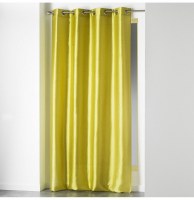 Rideau à oeillets - 140 x 240 cm - shantung - vert