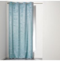 Rideau à oeillets - 140 x 240 cm - velours - romantic - ciel